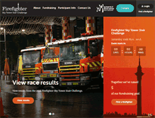 Tablet Screenshot of firefightersclimb.org.nz